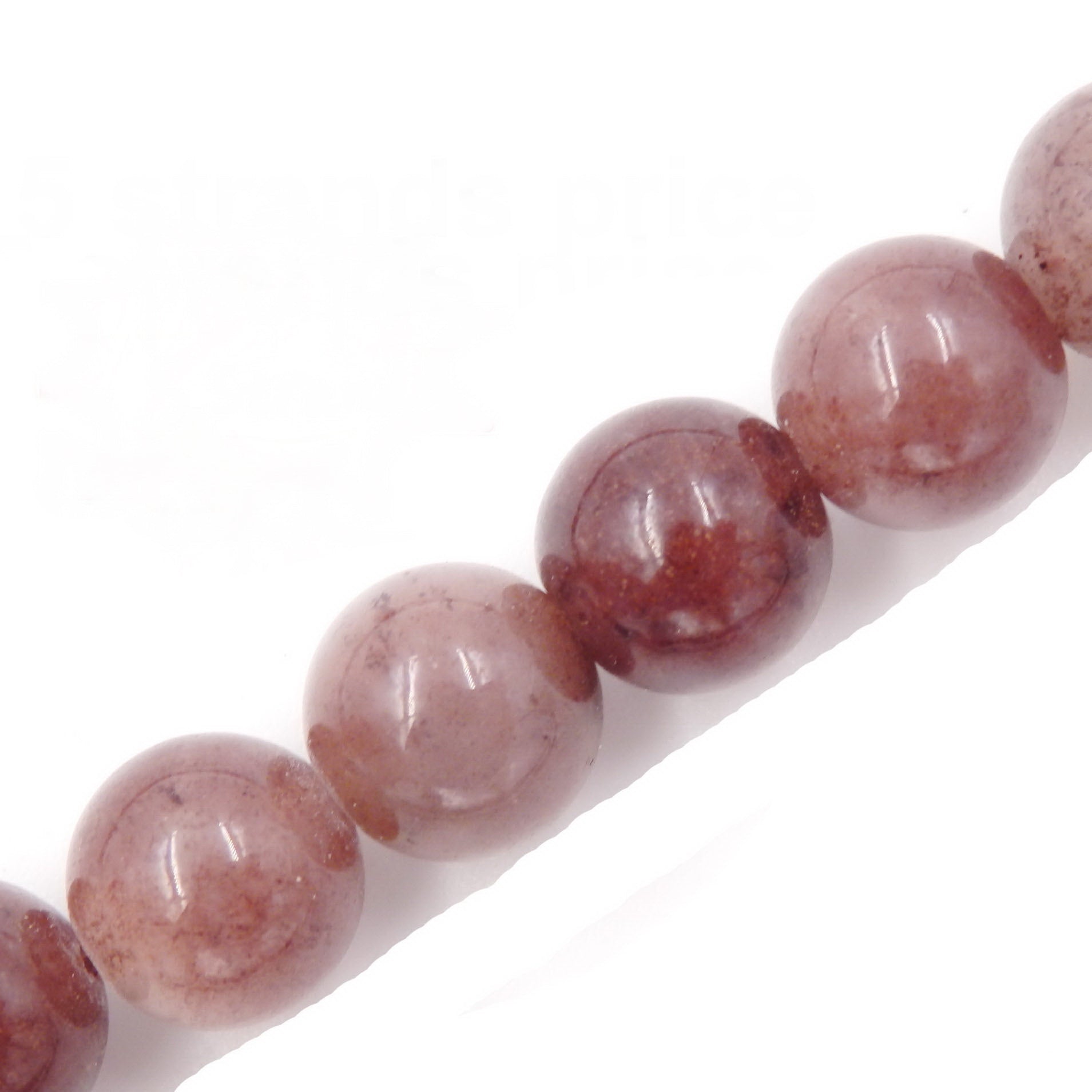 Malahill gemstone beads for jewelry making, sold per bag 5 strands inside, Purple Aventurine beads