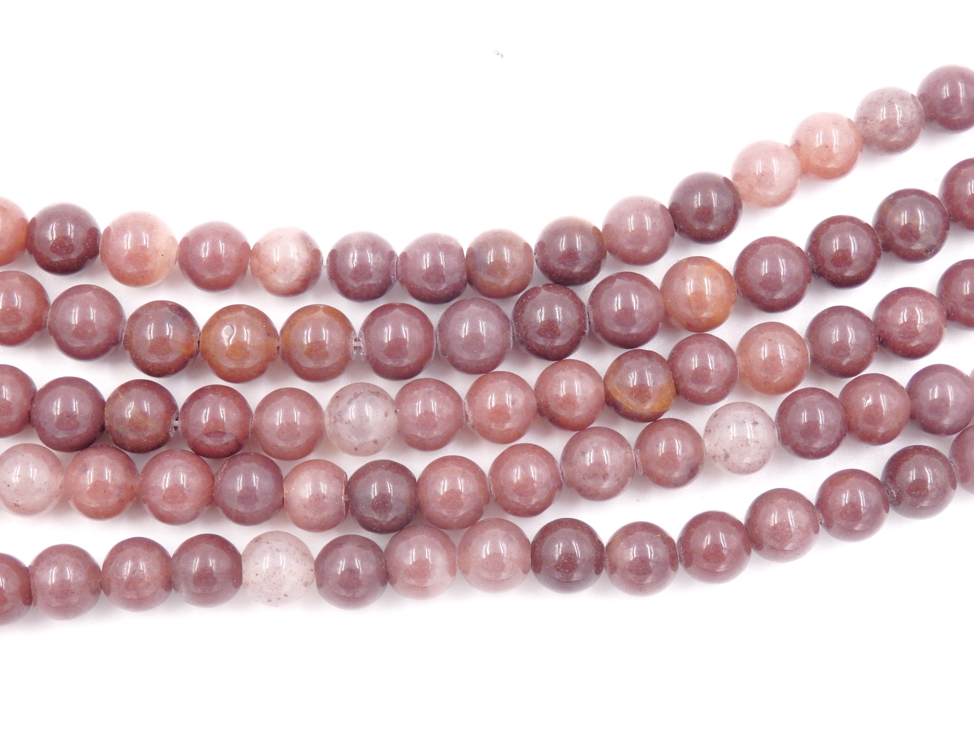 Malahill gemstone beads for jewelry making, sold per bag 5 strands inside, Purple Aventurine beads