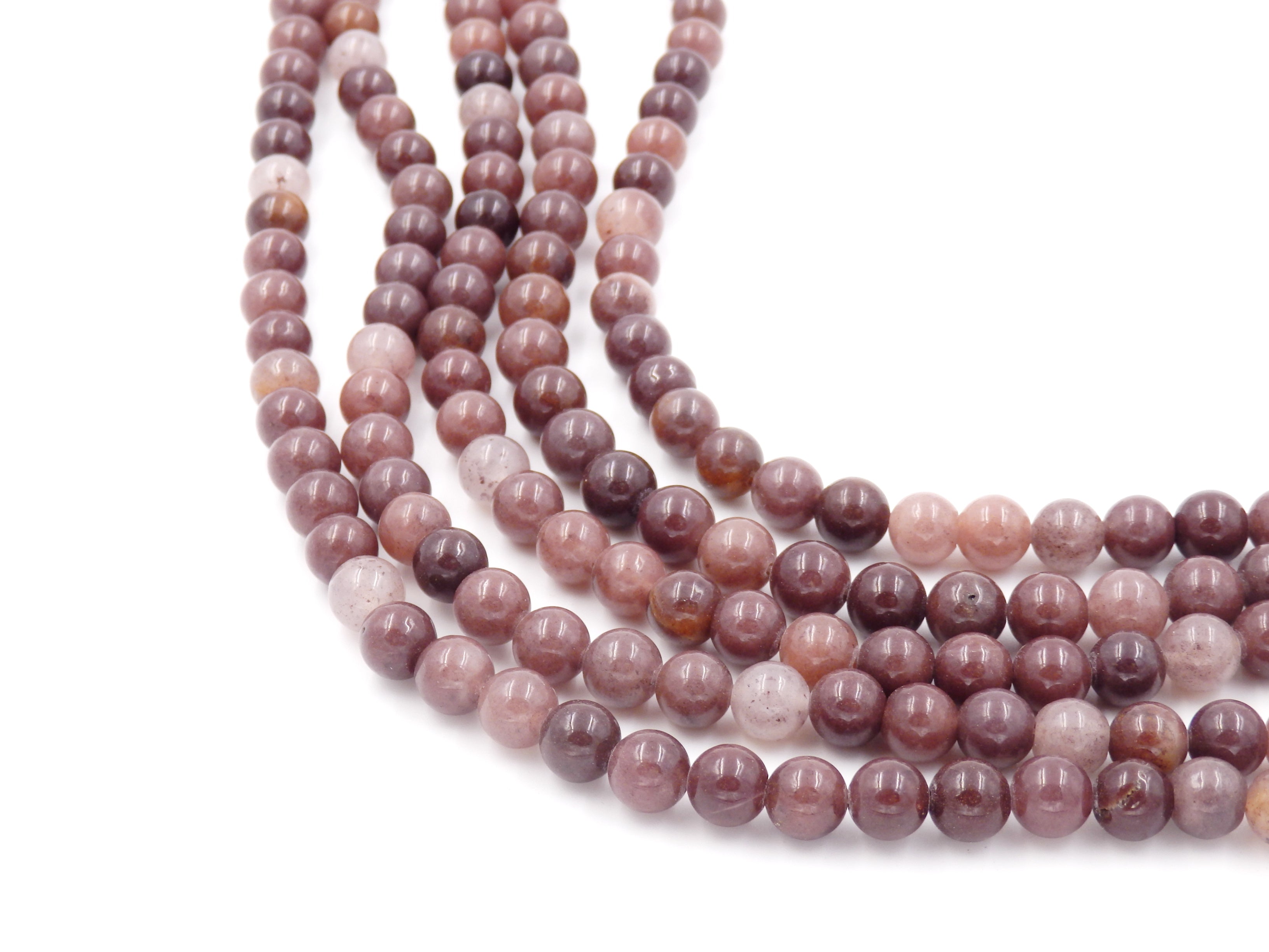 Malahill gemstone beads for jewelry making, sold per bag 5 strands inside, Purple Aventurine beads
