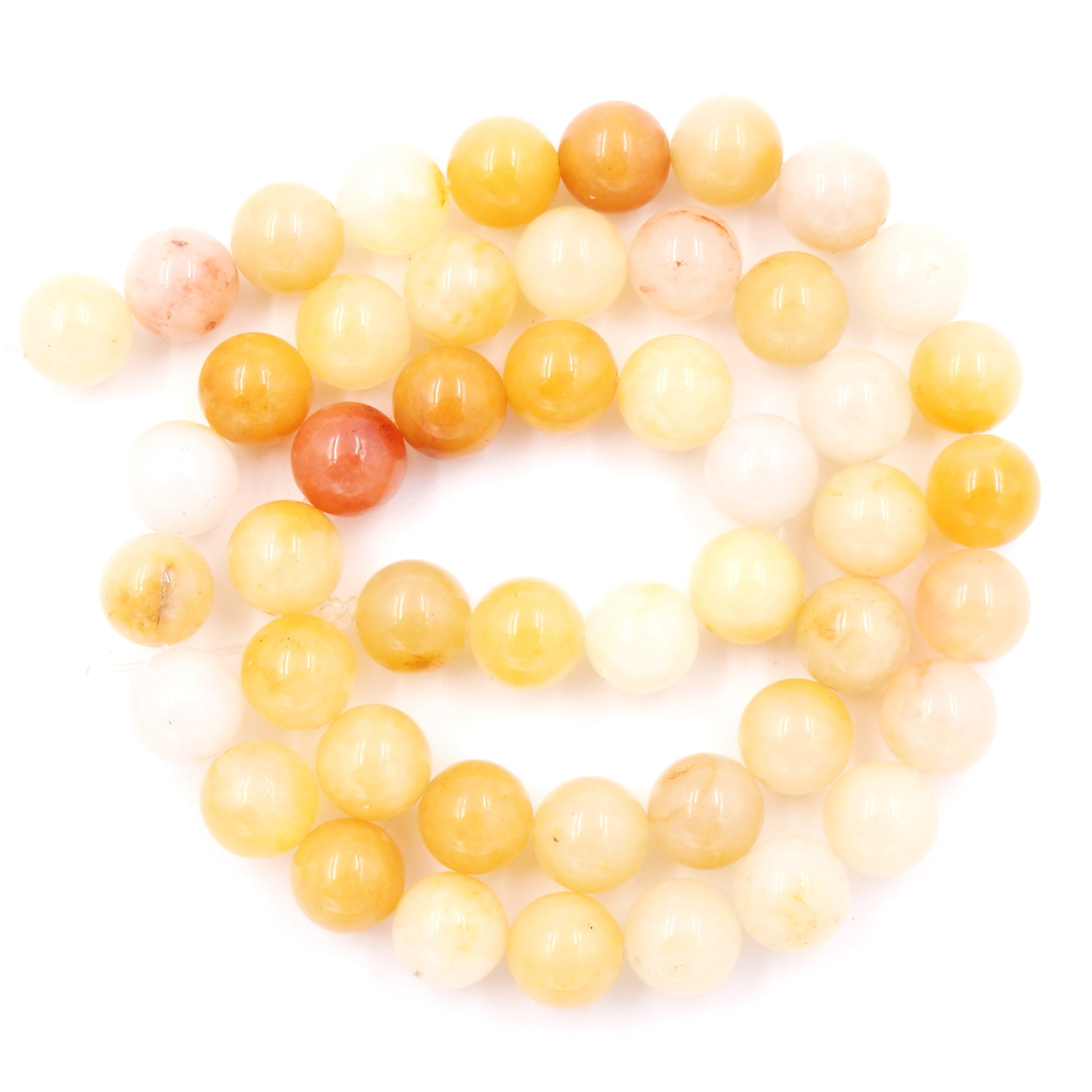 Malahill gemstone beads for jewelry making, sold per bag 5 strands inside, Golden Jade beads
