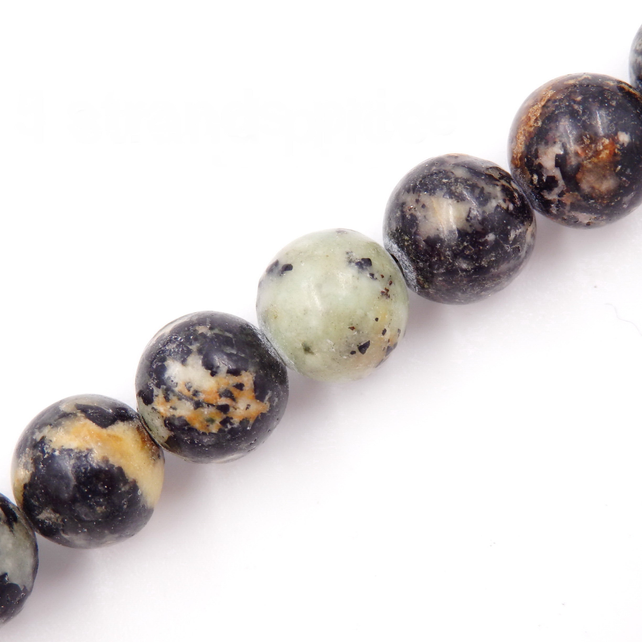 Malahill gemstone beads for jewelry making, sold per bag 5 strands inside, Black Turquoise beads
