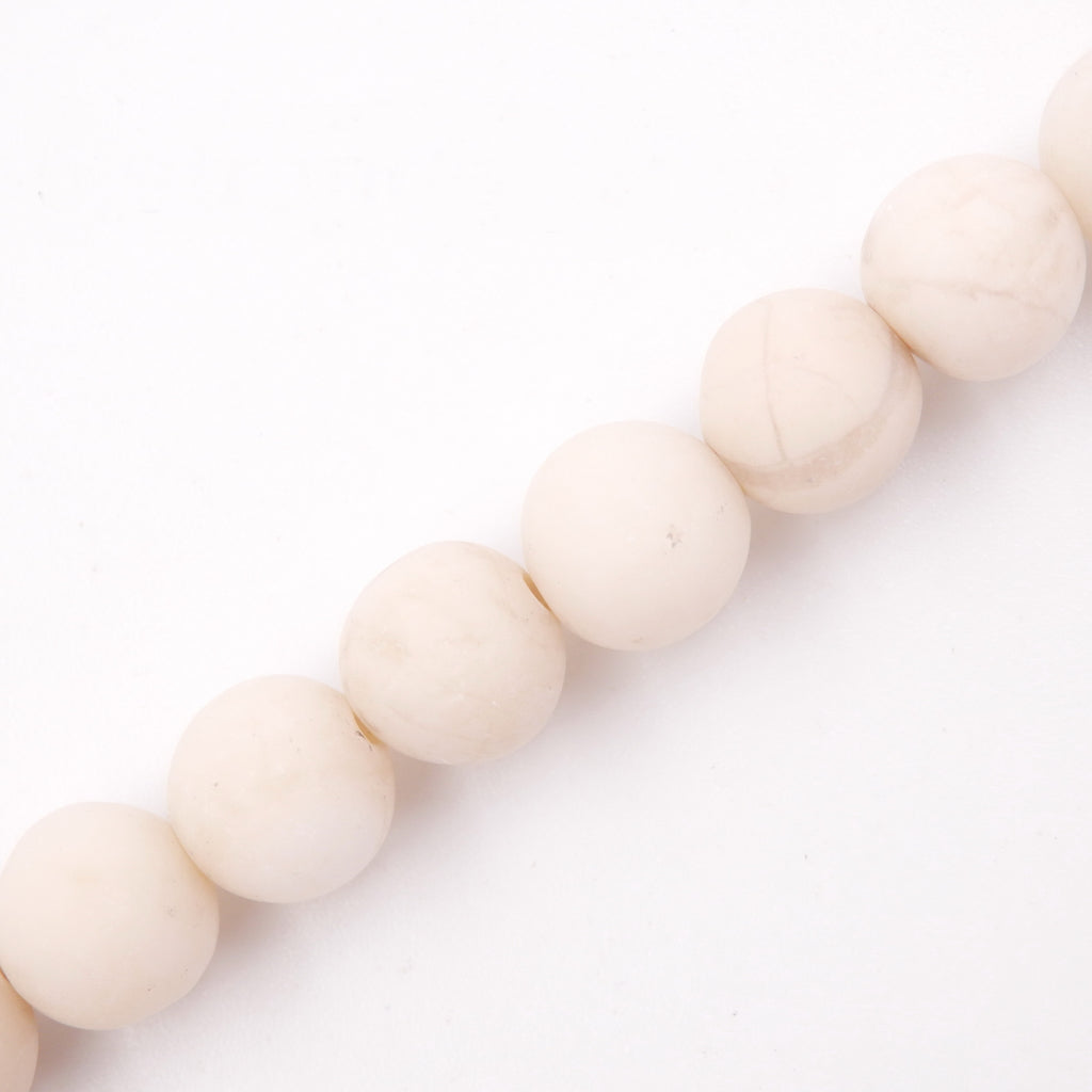 Malahill gemstone beads for jewelry making, sold per bag 5 strands inside, White Fossil beads