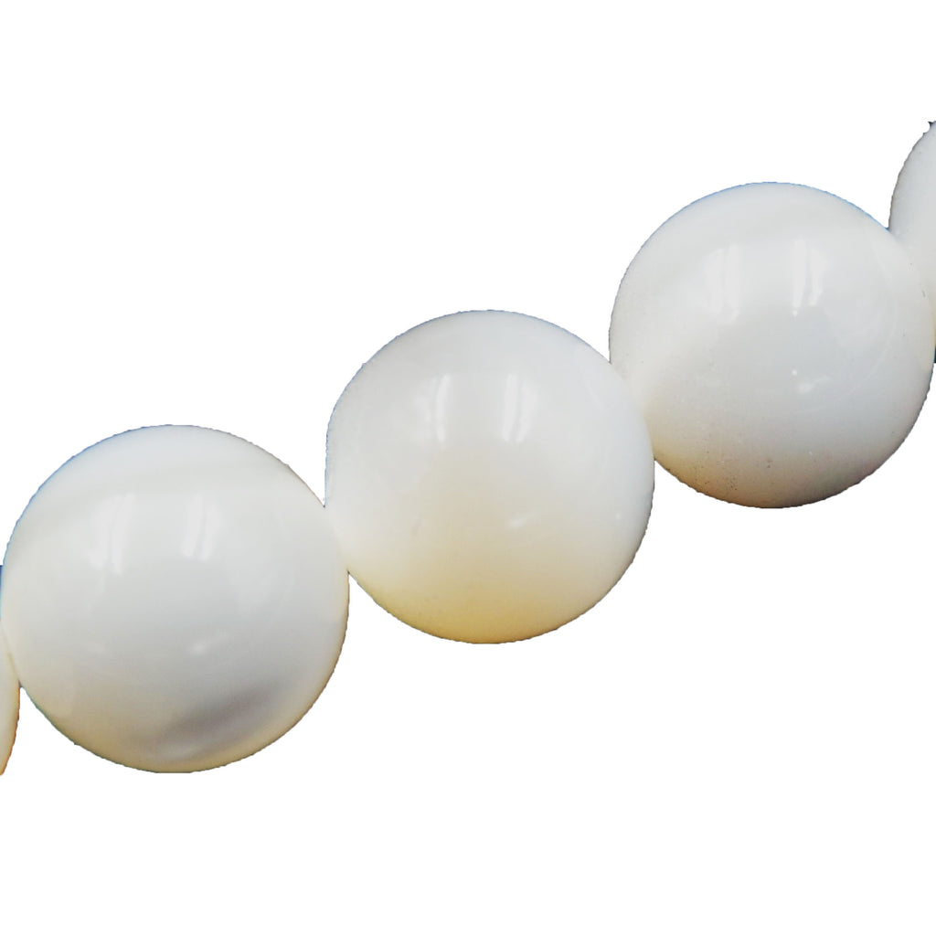 Malahill gemstone beads for jewelry making, sold per bag 5 strands inside, MOP Shell White beads