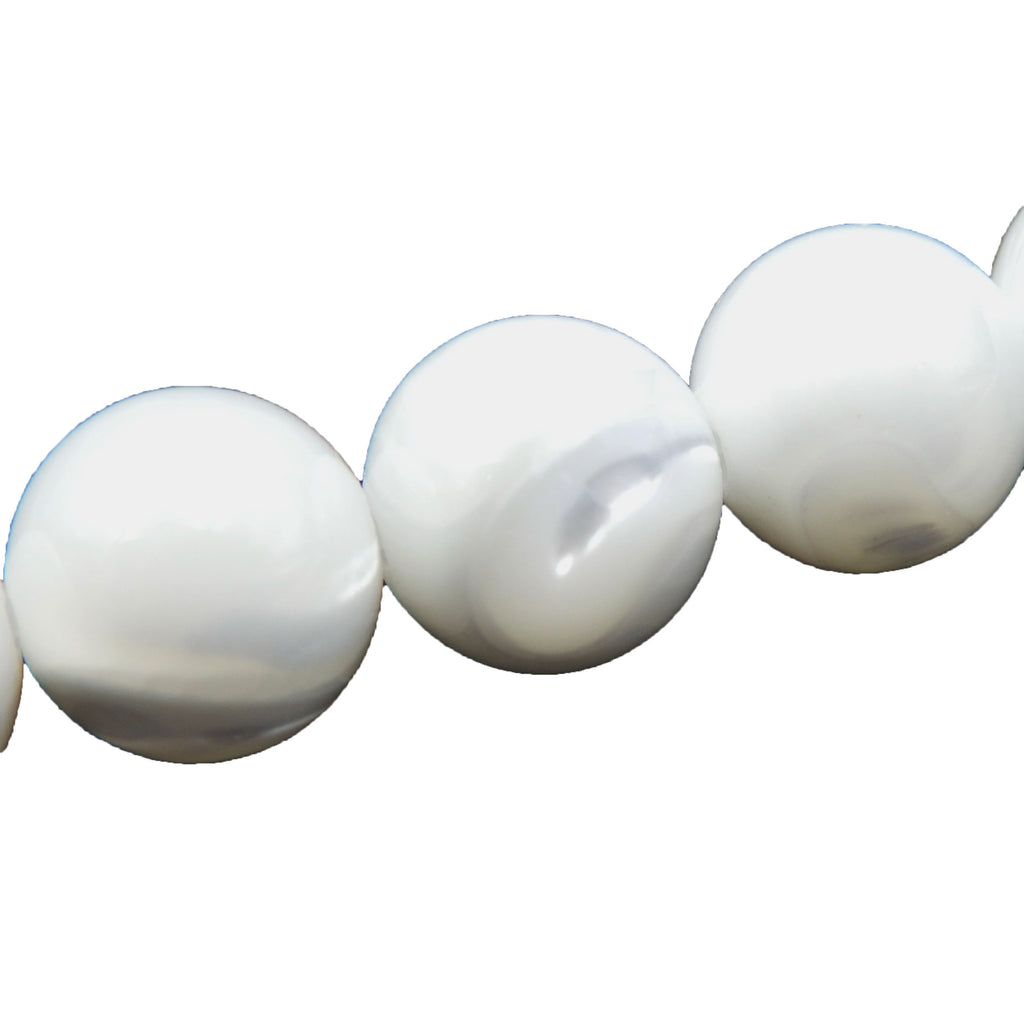 Malahill gemstone beads for jewelry making, sold per bag 5 strands inside, Trumpet Shell White beads