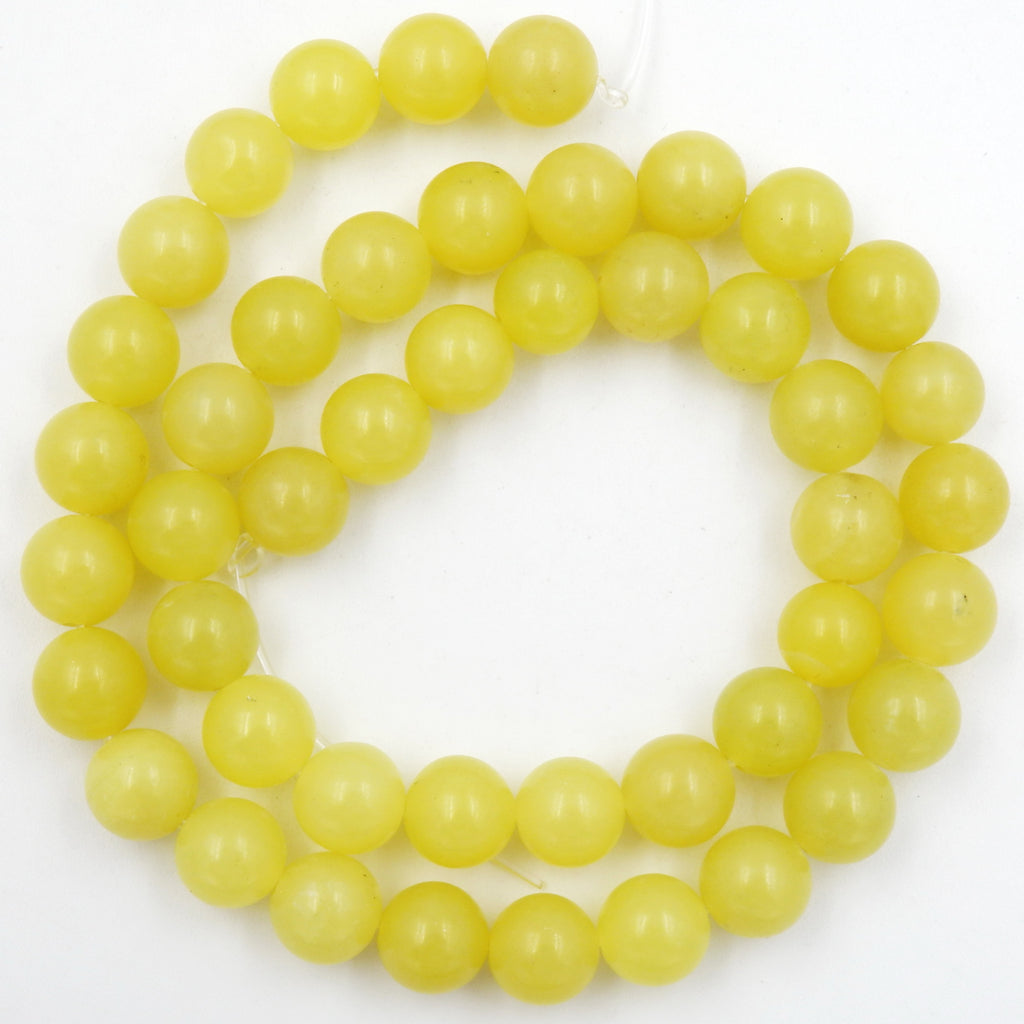 Malahill gemstone beads for jewelry making, sold per bag 5 strands inside, Lemon Jade beads