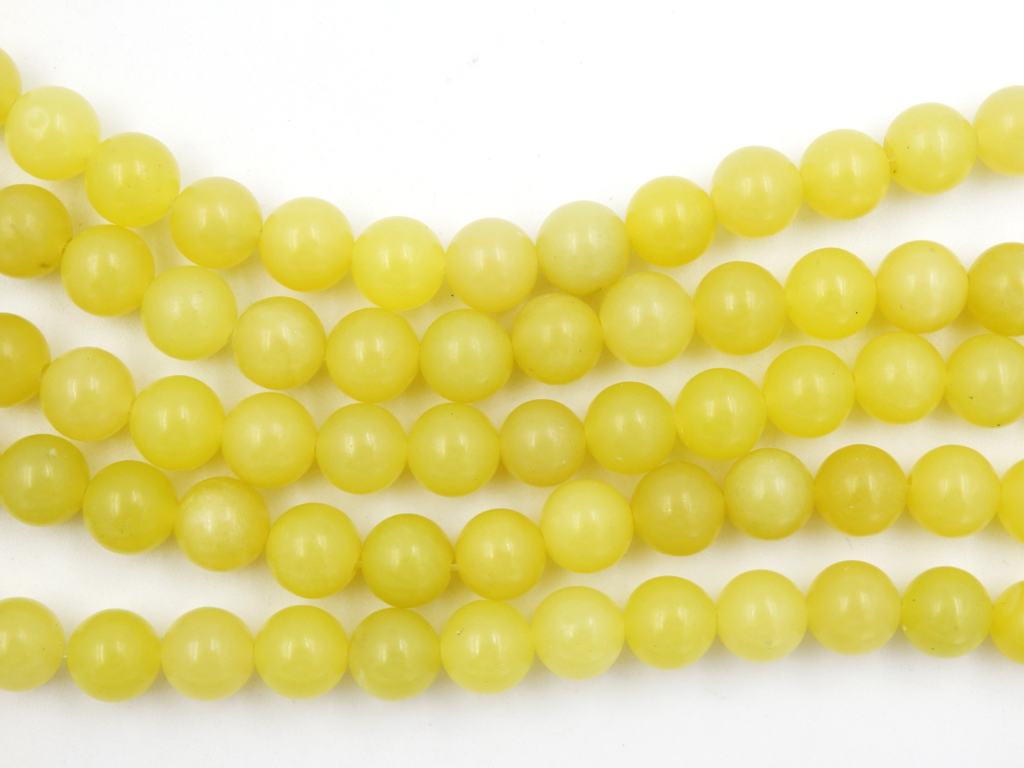 Malahill gemstone beads for jewelry making, sold per bag 5 strands inside, Lemon Jade beads