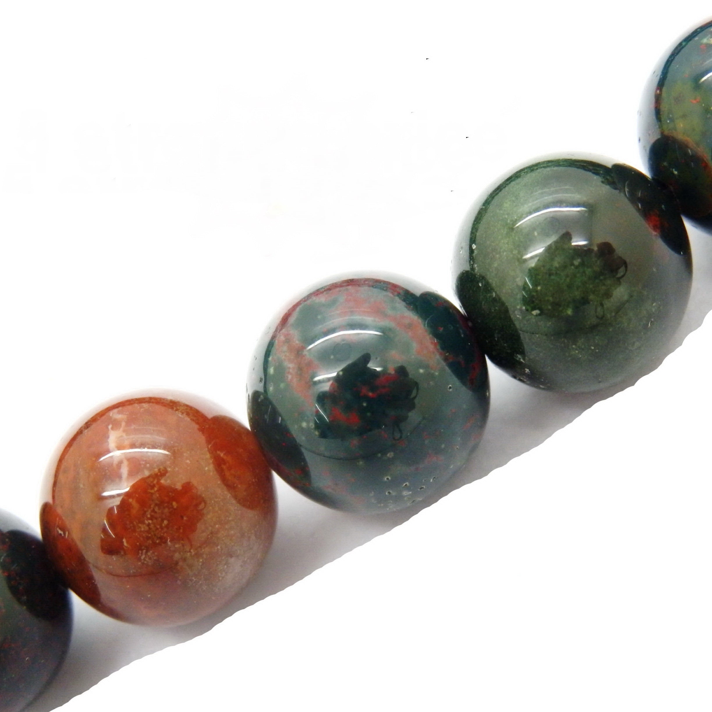 Malahill gemstone beads for jewelry making, sold per bag 5 strands inside, Bloodstone beads