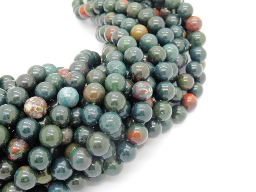 Malahill gemstone beads for jewelry making, sold per bag 5 strands inside, Bloodstone beads