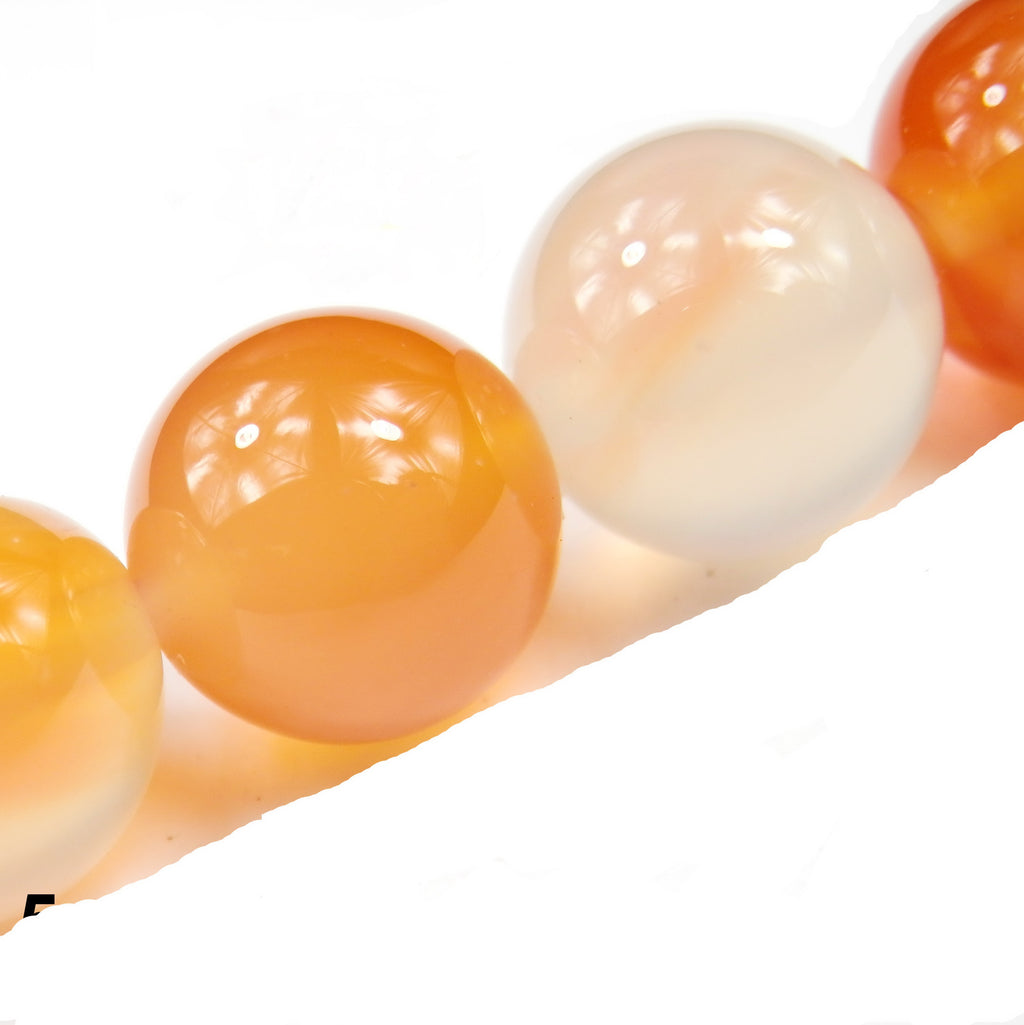 Malahill gemstone beads for jewelry making, sold per bag 5 strands inside, Orange Carnelian beads