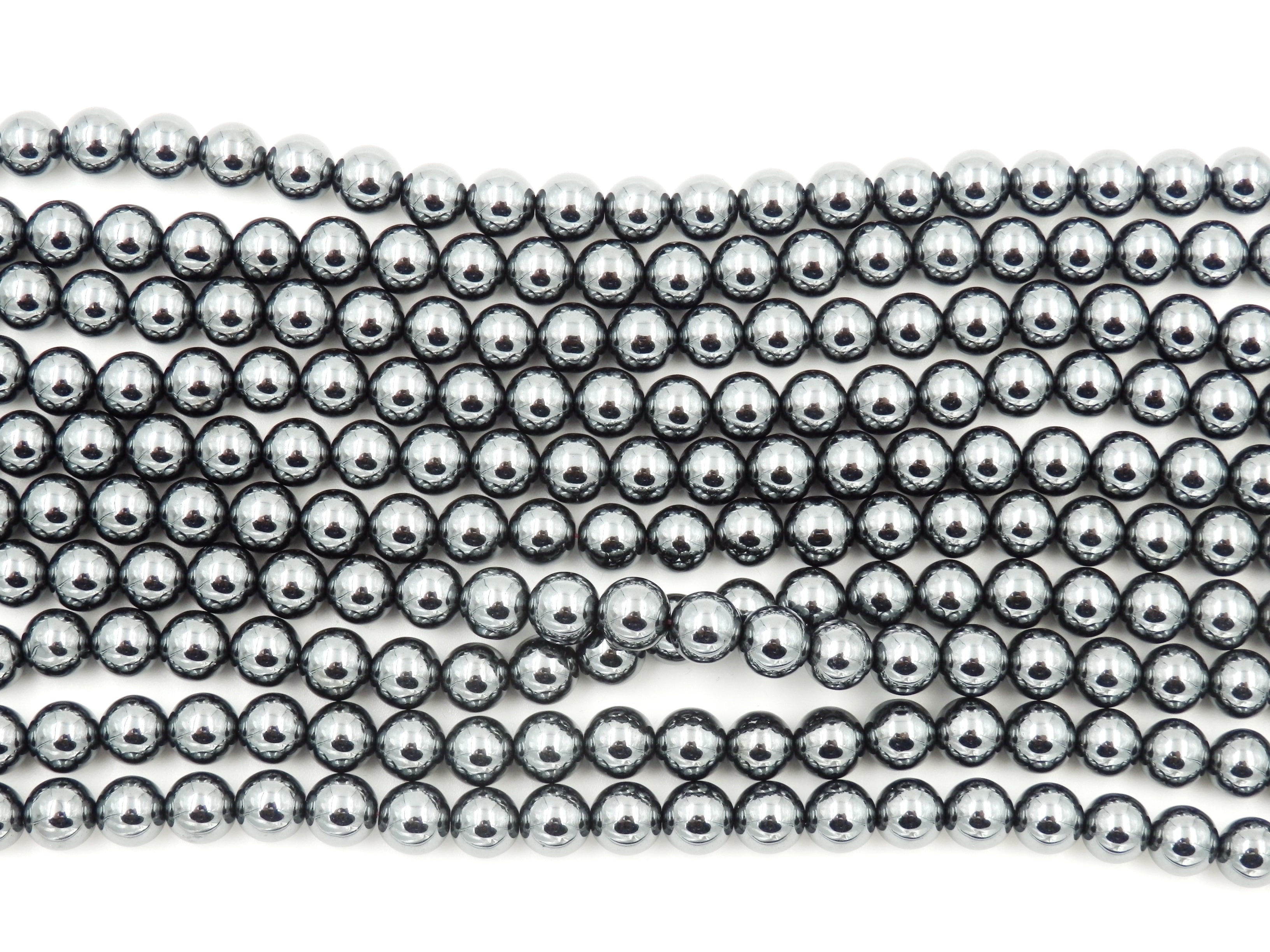 Malahill gemstone beads for jewelry making, sold per bag 5 strands inside, Hematite beads